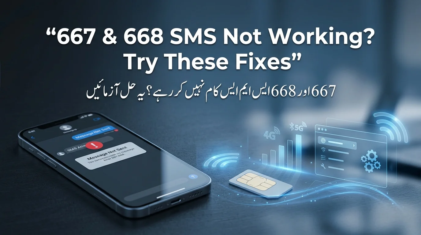 667 & 668 SMS Not Working Try These Fixes