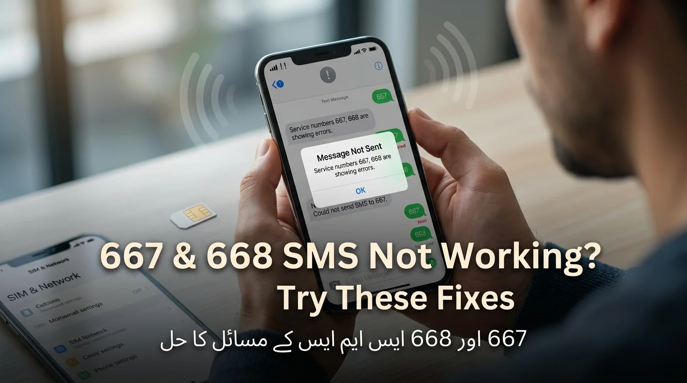 667 & 668 SMS Not Working