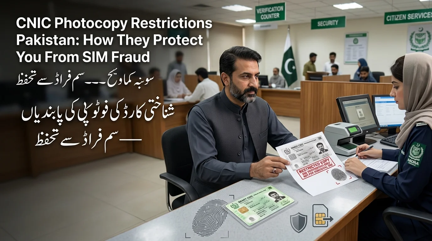 CNIC Photocopy Restrictions Pakistan How They Protect You From SIM Fraud