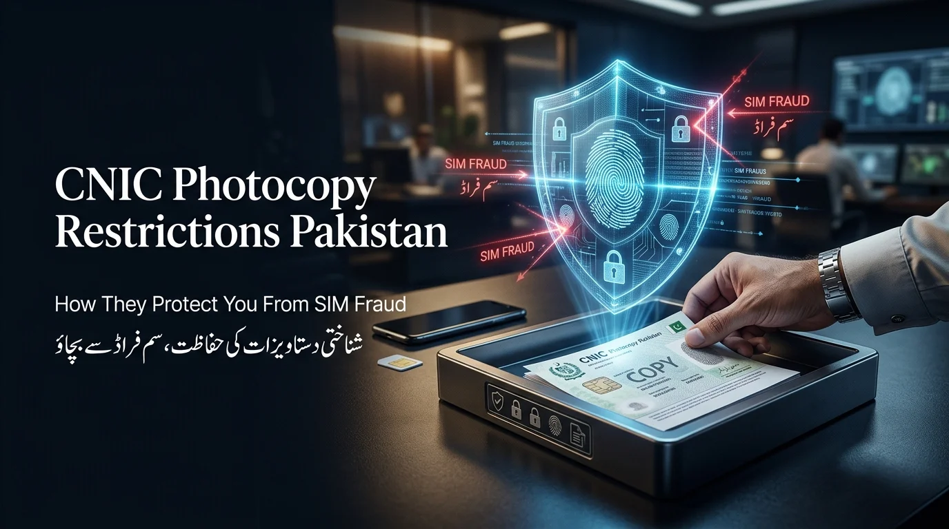CNIC Photocopy Restrictions Pakistan