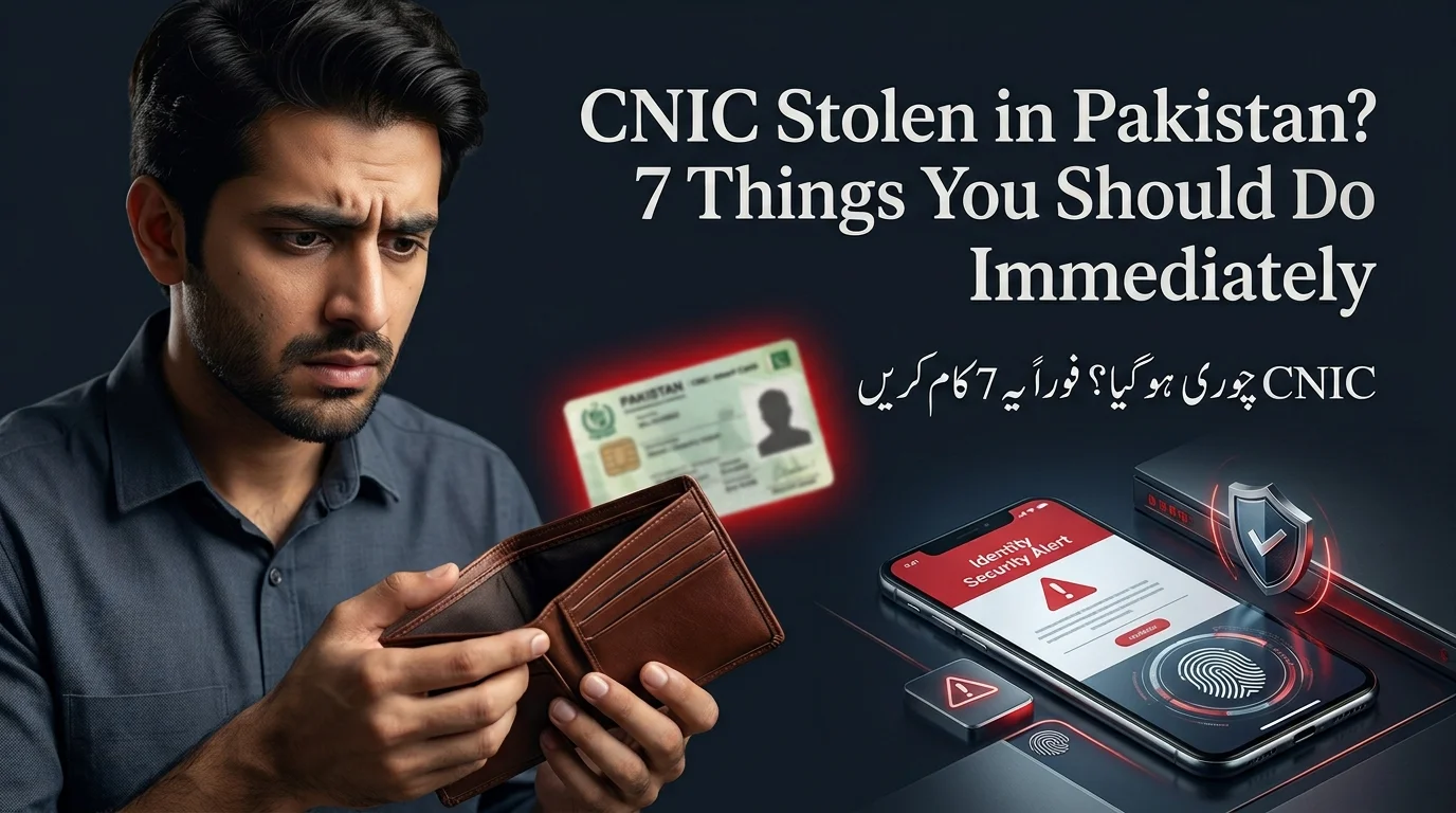 CNIC Stolen in Pakistan 7 Things You Should Do Immediately