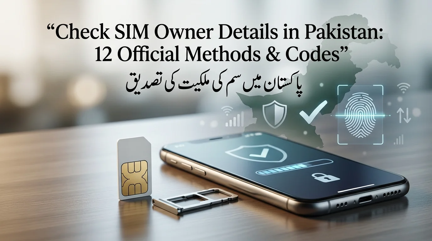 Check SIM Owner Details in Pakistan 12 Official Methods & Codes