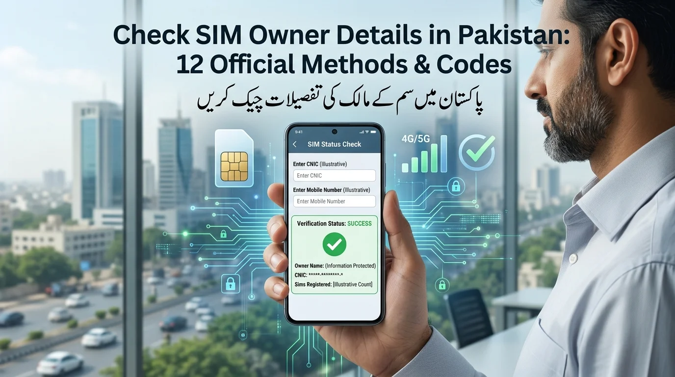 Check SIM Owner Details in Pakistan