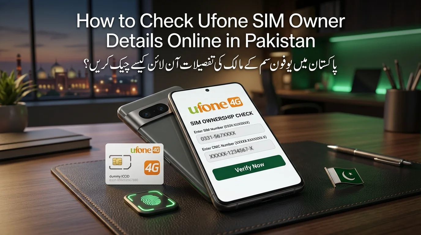 Check Ufone SIM Owner Details Online in Pakistan