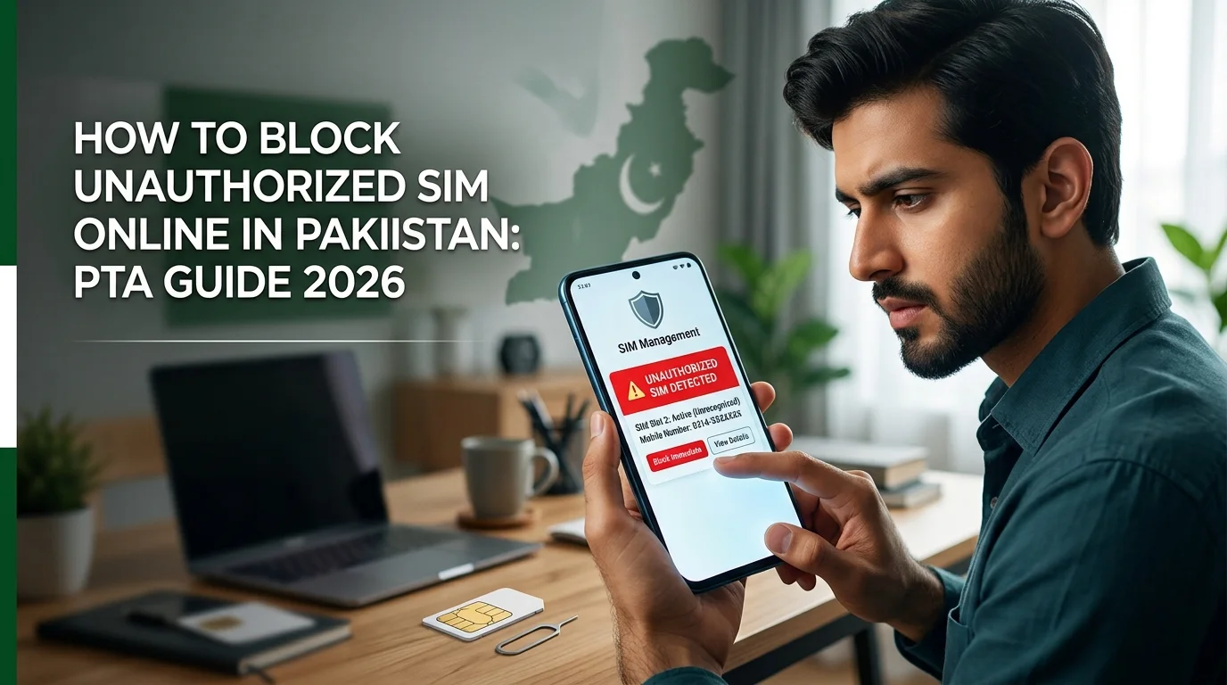 How to Block Unauthorized SIM Online in Pakistan PTA Guide 2026