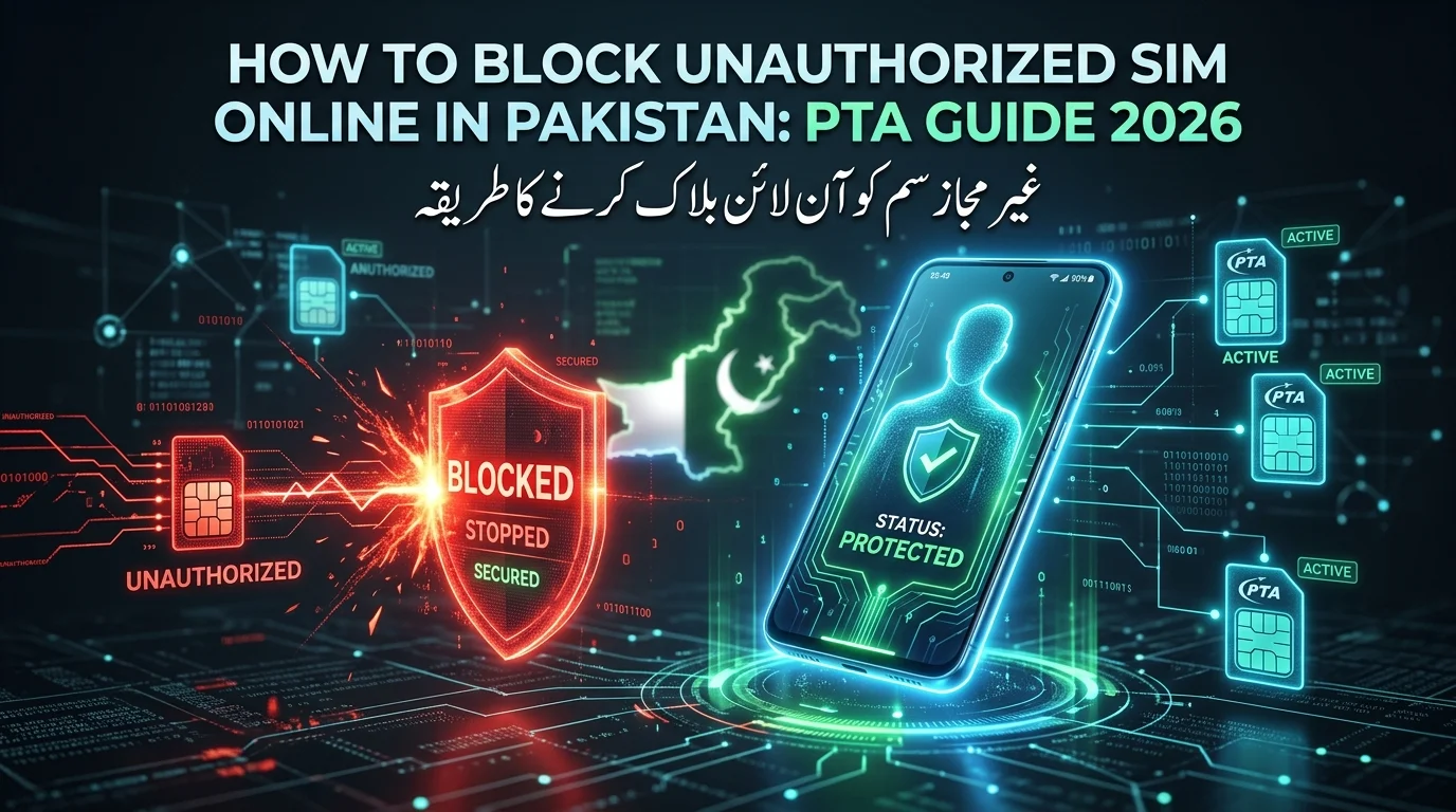 How to Block Unauthorized SIM Online in Pakistan