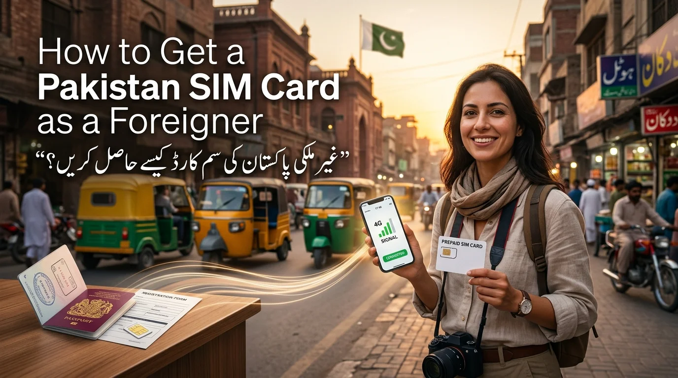 How to Get a Pakistan SIM Card as a Foreigner Complete Guide