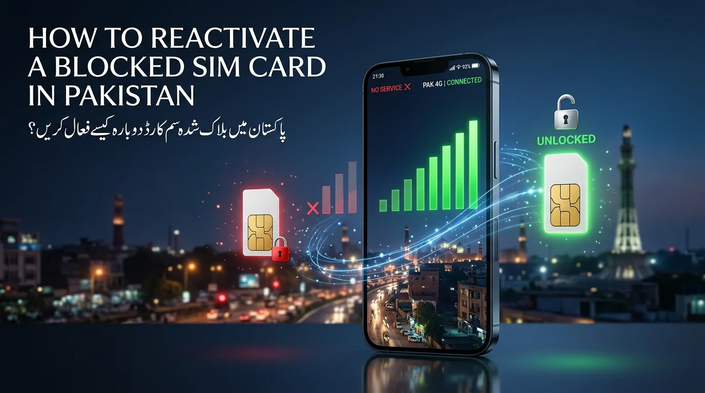 How to Reactivate a Blocked SIM Card in Pakistan