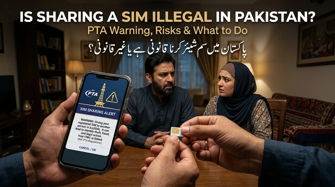 Is Sharing a SIM Illegal in Pakistan PTA Warning, Risks & What to Do
