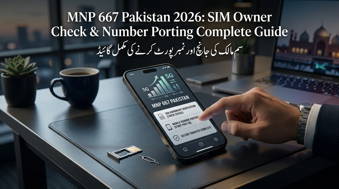 MNP 667 Pakistan SIM Owner Check & Number Porting Complete Guide