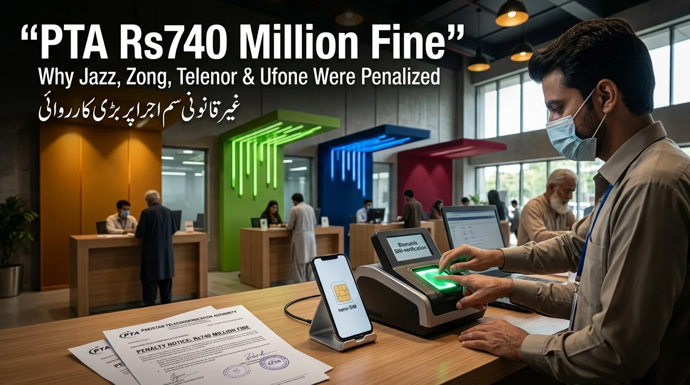 PTA Rs740 Million Fine