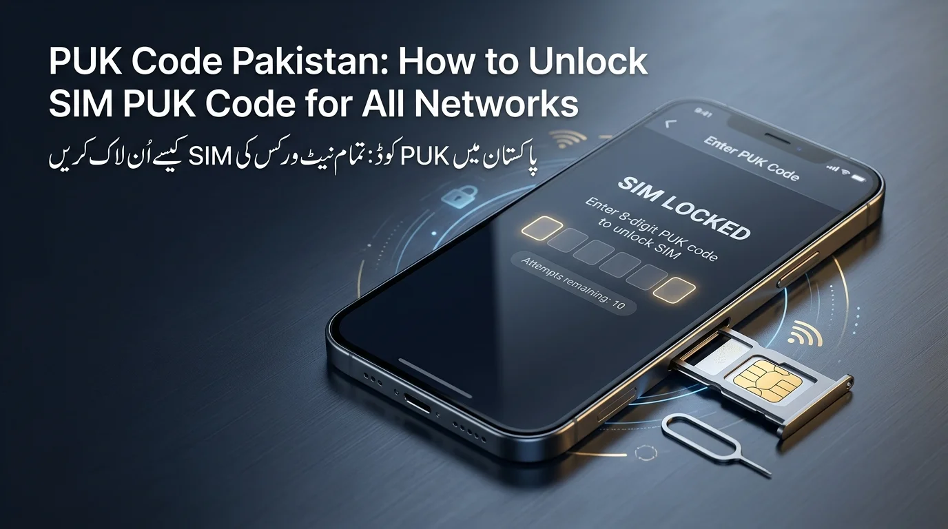 PUK Code Pakistan How to Unlock SIM PUK Code for All Networks
