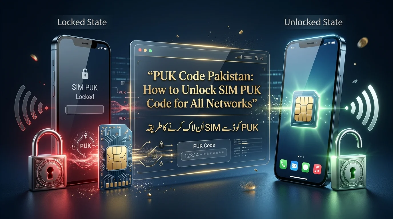 PUK Code Pakistan