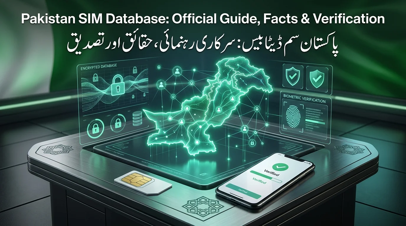 Pakistan SIM Database