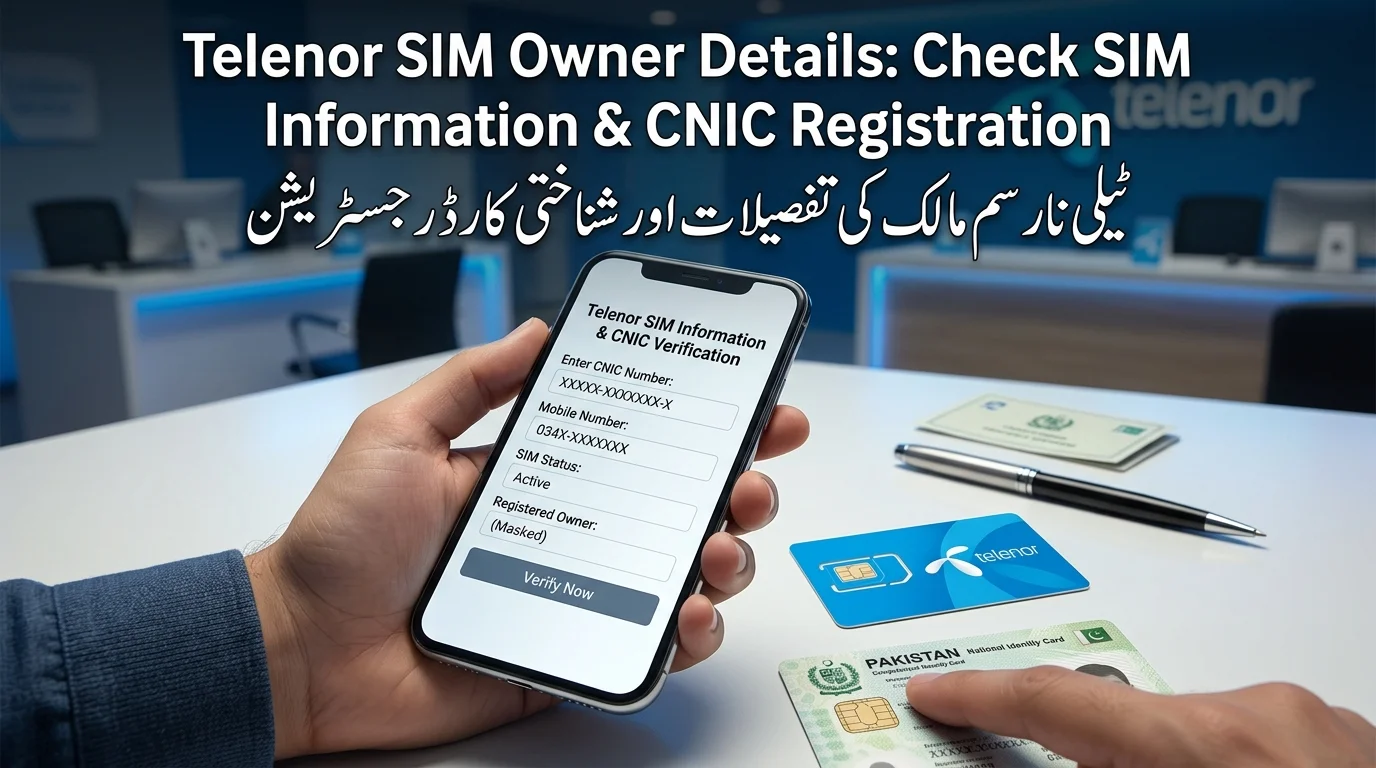Telenor SIM Owner Details
