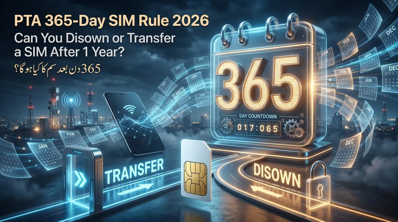 PTA 365-Day SIM Rule 2026 Can You Disown or Transfer a SIM After 1 Year