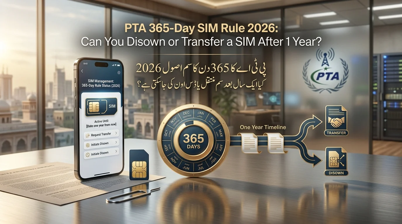 PTA 365-Day SIM Rule 2026